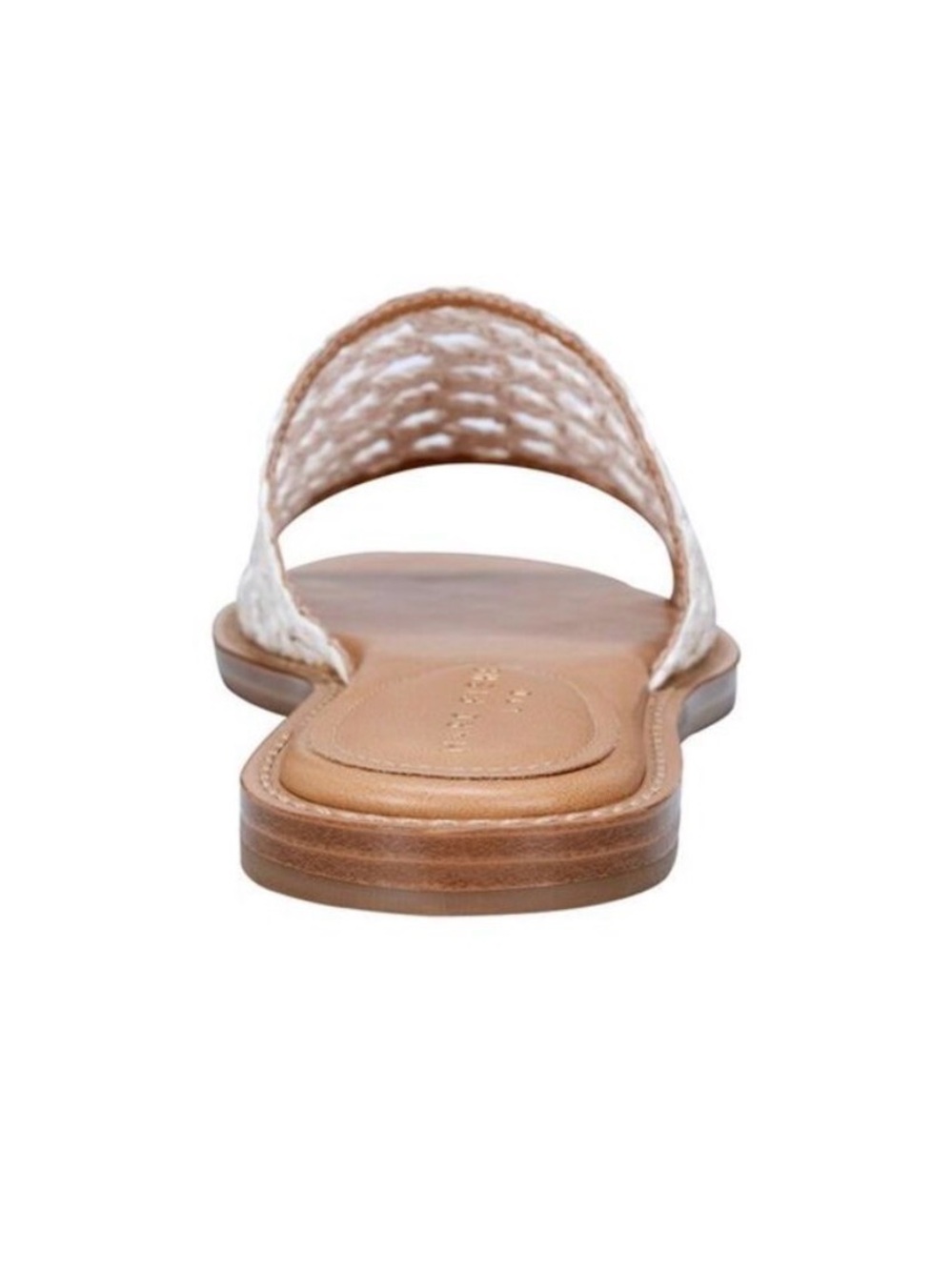 Marc Fisher Off White Glynne Woven Slide Sandals NIB 7 - Picture 2 of 3